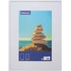Maul MAULART - Cornice portafoto in plastica, 30 x 40 cm, per formato verticale o orizzontale, con inserto per passepartout, cornice intercambiabile, ideale per foto, collage e immagini, colore bianco