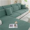 Ystyle Copriseduta Divano Elasticizzato, Copricuscini Divano Universale Lavabile, Soft Copridivano Cuscini Separati Antiscivolo (1 Posto, Verde Chiaro)