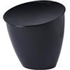 Mepal - Cestino per Rifiuti Organici Calypso - Piccolo Contenitore per Rifiuti con Coperchio - Ideale per l'Organizzazione della Cucina - Lavabile in Lavastoviglie - 2200 ml - Nordic black