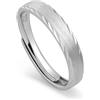 Meissa Anelli di Nozze in Argento 925 - Anelli Promessa Regolabili da 3,0 mm e 4,0 mm per Lui e per Lei, per Matrimonio, Fidanzamento e San Valentino, 4.0 mm di larghezza