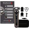 Remington, Rasoio elettrico barba, Uomo, con testine rotanti flessibili X9 Limitless, Wet & Dry, ShaveLearn,tecnologia SynX Hybrid, accessorio Rifinitore, Cordless, USB, XR1795