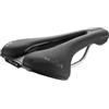 Selle Italia FLITE Boost Gravel TI 316 Superflow - Sella Bici Gravel, Foro Anatomico, Imbottitura Leggera, Ammortizzatori - Taglia L3, Nero