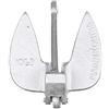 Attwood 9935-1 Cast Iron Navy Anchor, 20-Pounds, Aluminum-Plated Silver Finish by