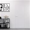 Porte Italiane, Porta Raso Muro con Serratura Magnetica, Filomuro per Muratura o Cartongesso, Easy Wall BIANCA PRONTA CONSEGNA da 60x210 spingi DX - tira SX