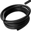 Brslainn 3 m Tubo Silicone (ID 4 mm, OD 8 mm), Tubo in Silicone per Auto, Uso Motore Auto, Trasporto Refrigerante e Sistemi Turbo, Nero