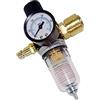 Rouzin Riduttore di pressione per aria compressa da 1/4, separatore d'acqua, compressore, separatore dell'olio, regolatore dell'aria compressa, accessori per filtro del compressore