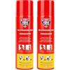 notlok Safety Work - Estintore Casa - Spruzzino Estintore 2x 500 ml | Contro Tutti Gli Incendi A B F & E < 1000 V | Mini Estintore Auto, Estintori per Casa, Estintore Barca, Estintore Camper