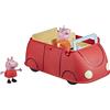 Peppa Pig, Peppa's Adventures, Peppa's Family Red Car, giocattolo per età prescolare, con frasi ed effetti sonori, dai 3 anni in su