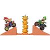 Hot Wheels - Mario & Luigi Salto nel deserto, set ispirato al film Super Mario Galaxy con 2 motociclette e i personaggi in scala 1:64, accessorio rampa incluso, JMG36