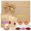 Festicy Sabbia per Candele Profumata con Stoppini I Set Completo 4 Aromi Naturali x 100g I 5 Stoppini Candle Wick + 2 Basi Sughero I Kit Candele Fai da Te Creative I Idea Regalo Originale e Unico