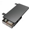 PEGZONE Extender da scrivania con cassetti portaoggetti, 600 x 300 mm, estensione ergonomica per scrivania, ripiano per tastiera, braccioli, prolunga scrivania per computer, adatto per casa e ufficio