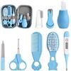 Hoxfly 8 Pezzi Set per la Cura del Bambino, Neonati Kit per l'Igiene e Cura del Bambino, Bellezza per Neonato, Baby Healthcare Kit, con Spazzolini da denti, Tagliaunghie, Pettine, etc