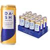 DASH WATER Mango - 12 x acqua frizzante al gusto di mango - SENZA zucchero, SENZA dolcificanti, SENZA calorie - Arricchito con frutta storta (12 x 330 ml)