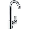 hansgrohe Logis M31 - Rubinetto da cucina (1 getto), Miscelatore cucina con altezza bocca 260 mm, Rubinetto monocomando con bocca girevole, cromo, 71835000