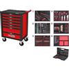 KS Tools 826.7598 RACINGline NERO/ROSSO Carrello portautensili con 7 cassetti e 598 utensili premium