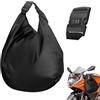 Eirolace Borsa da Porta casco Moto con lucchetto a combinazione, 30 L Grande Borsa per Casco da Bici per Ciclismo Casco Moto Caschi da Sci Basket Fitness Attività all'Aperto, Impermeabile Sacca Porta Casco
