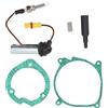 Pilipane Kit di riparazione per candele, 24 V, kit di manutenzione per riscaldamento D2, strumento di rimozione candele, candela di riscaldamento in ceramica per Webasto Eberspacher 2 KW, kit di riparazione