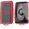 Ruiya Compatibile con Dacia Sandero 3 | Stepway III | Dacia Jogger 2021-2026 Cover Chiavi auto, Cover Chiave in TPU Portachiavi Cover per Chiavi Auto Ricambio Chiave Stepway 3 Accessori, Rosso
