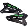 MotHeart Protezione antitacco posteriore del pedale per Z900 2017-2026 Z900SE 2022-2026 robusta piastra di protezione z900 z900se accessori (verde)