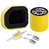 OxoxO 32 083 03-S 32 883 03-S1 filtro aria con filtro olio 52 050 02-S 25 050 03-S Kit per candele di accensione per Kohler SV710 SV715 SV720 SV730 SV735 e SV740 Tosaerba