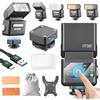 Godox IT32 Flash per Fotocamera TTL con Trigger X5O per Olympus Camera 2.4G GN18 510 Flash a Piena Potenza Touchscreen Riflettore Integrato Luce LED Filtro Colore Magnetico