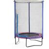 SUN&SPORT Trampolino elastico 140cm con rete sicurezza per bambini