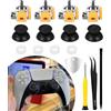 Zaxiva 4 Pezzi 3D Joysticks Effetto Hall per Sony PS5 Sostituzione,Joystick danneggiato deriva con Kit cacciaviti Riparazione,Effetto Hall Joystick Sostituzione,Thumbstick Accessori con Strumenti