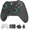 AKNES GuliKit KK3 Max Controller - Joystick e Trigger ad Effetto Hall, Anti-Drift, Polling Rate 1000Hz, 4 Pulsanti Posteriori Rimovibili, Compatibile con Nintendo Switch 2/Switch/OLED/PC/iOS/Android