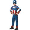 Rubie's 640832S Marvel Avengers Capitan America - Costume classico per bambini, 3-4 anni