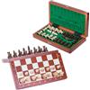 SQUARE GAME Square - Scacchi in Legno MAGNETICO Basic - 27 x 27 cm - Scacchiera & Pezzi degli Scacchi - Scacchi da viaggio