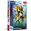 Trefl - Transformers: EarthSpark, Squadra Transformers - Puzzle 100 Elementi - Puzzle Colorati con Personaggi Delle Fiabe, Transformers, Creativo, Divertimento per Bambini dai 5 Anni in su