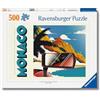 Ravensburger Puzzle 500 Pezzi Formula 1 Monaco - Puzzle Adulti +14 anni, 49 x 36 cm, Puzzle per Adulti Formula 1, Collezione 500 Pezzi, Idee Regalo