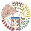 AVERY Zweckform Set di 318 adesivi natalizi (prodotti in Germania, adesivi natalizi classici, post di Natale, autoadesivi, glitter, oro, decorazioni natalizie, regali, biglietti, auguri di Natale)