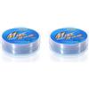 YOUZMY 2 Pezzi Linea Da Pesca 100M Nylon Trasparente Resistente Allo Strappo, Corda Extra Forte, Filo Di Nylon (8.0+8.0)