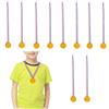 Changyeah Set di 10 Medaglie Sportive di Plastica Dorate per Feste e Giochi | Medaglie Premio e Ricordo per Bambini, Compleanni, Giochi Sportivi e Eventi Ricreativi