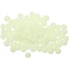 YELARXI Perline da pesca luminose, in plastica dura, accessori per esche da pesca, 4 mm, adatte per acqua dolce e salata, rotonde (confezione da 500, colore naturale)