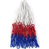 Tinkber 2 Pezzi Rete da Basket Sostitutiva, Rete per Canestro da Basket, Rete da Basket Sostitutiva, Rete da Basket in Nylon Resistente Alle Intemperie, Adatta a Tutti i Canestri da Basket