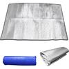 Bcuuozeeing BCUOOZEEING Tappetino Isolante In Alluminio 200 X 200 Cm Pieghevole Pellicola Di Alluminio Per Campeggio Impermeabile Coperta Termica
