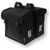 Basil Gepäckträgertasche, Double Bag Mara XXL 47,0 Litre Black Unisex-Adulto, 47 L