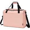 KONO 40x30x20 cm Bagaglio a Mano Ryanair, Borsa da Viaggio con Tracolla per Uomo e Donna (Rosa)