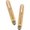 BAISHICHENG 2 Confezioni T30 E27 Lampadine LED Tubolari,185mm Lampada Decorativa Vintage Edison Retrò 7W(Sostituzione Lampadina Alogena a Vite 70W) Bianco Caldo 2700K T30 LED Filamento Lampadine