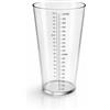 MeraPrime Misuratore trasparente per frullatori a mano, 800 ml, altezza 17 cm, senza BPA, adatto per lavastoviglie