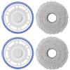 Fixbetter Panni Per Mocio Con Supporto Di Ricambio Per Ecovacs Deebot T50 Omni/T50 Omni Gen2/T50 Pro Omni/T50 Pro Omni Gen2 Aspirapolvere, Pezzi Di Ricambio Pulizia Del Pavimento (Non T50 Max Pro Omni Serie)