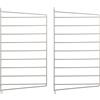 String Furniture - Set di 2 - H 50 x P 30 cm String System - Beige - Acciaio laccato - Designer Nils Strinning