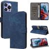 MOJIA Cover per Oukitel C69 / C69 Pro, Custodia Flip Portafoglio per Telefono con Supporto e Slot per Schede, PU Custodia Con Funzione Antifurto RFID. Blu