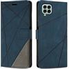 SONWO Cover per Galaxy M53 5G Custodia, Flip Caso in PU Pelle Case Cover Premium Portafoglio Custodia per Galaxy M53 5G, Slot per Schede, Supporto Stand, Blu