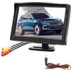 OBEST Telecamera di backup con schermo LCD da 5 pollici, telecamera di retromarcia con monitor, impermeabile, per SUV per auto 12V