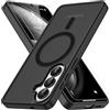 Vansdon Cover Magnetica per Samsung Galaxy S26 Plus con 1 Pezzi Vetro Temperato, Compatibile con Magsafe, Protezione anticaduta di livello militare, Custodia Traslucida Opaca Sottile Antiurto-Nero