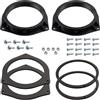 Aerzetix - Kit di 2 adattatori per altoparlanti Ø165mm | compatibile con Toyota Avensis T27 (porte posteriore) Yaris Auris E150 Avensis T25 Aygo X (AB7) Corolla E120 Verso R1 RAV4 XA2/XA5 (anteriore)
