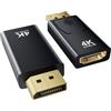 Ticenpe Adattatore 4K DisplayPort a HDMI, 2 pezzi, unidirezionale DP a HDMI 4K @30Hz/2K@60Hz/1080P@120Hz, compatibile con Dell, HDTV, Proiettore, Monitor, AMD, GPU